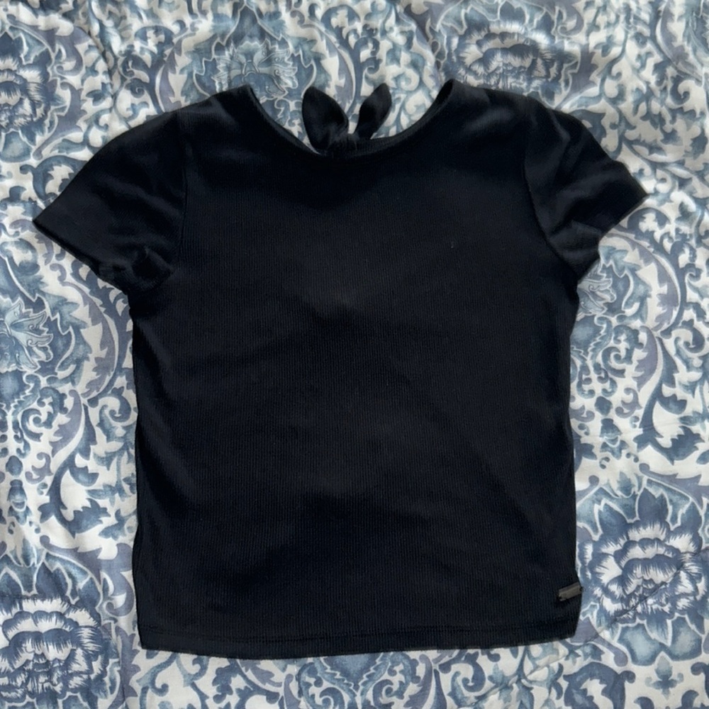 Hollister Bow Open Back Cute Top!
